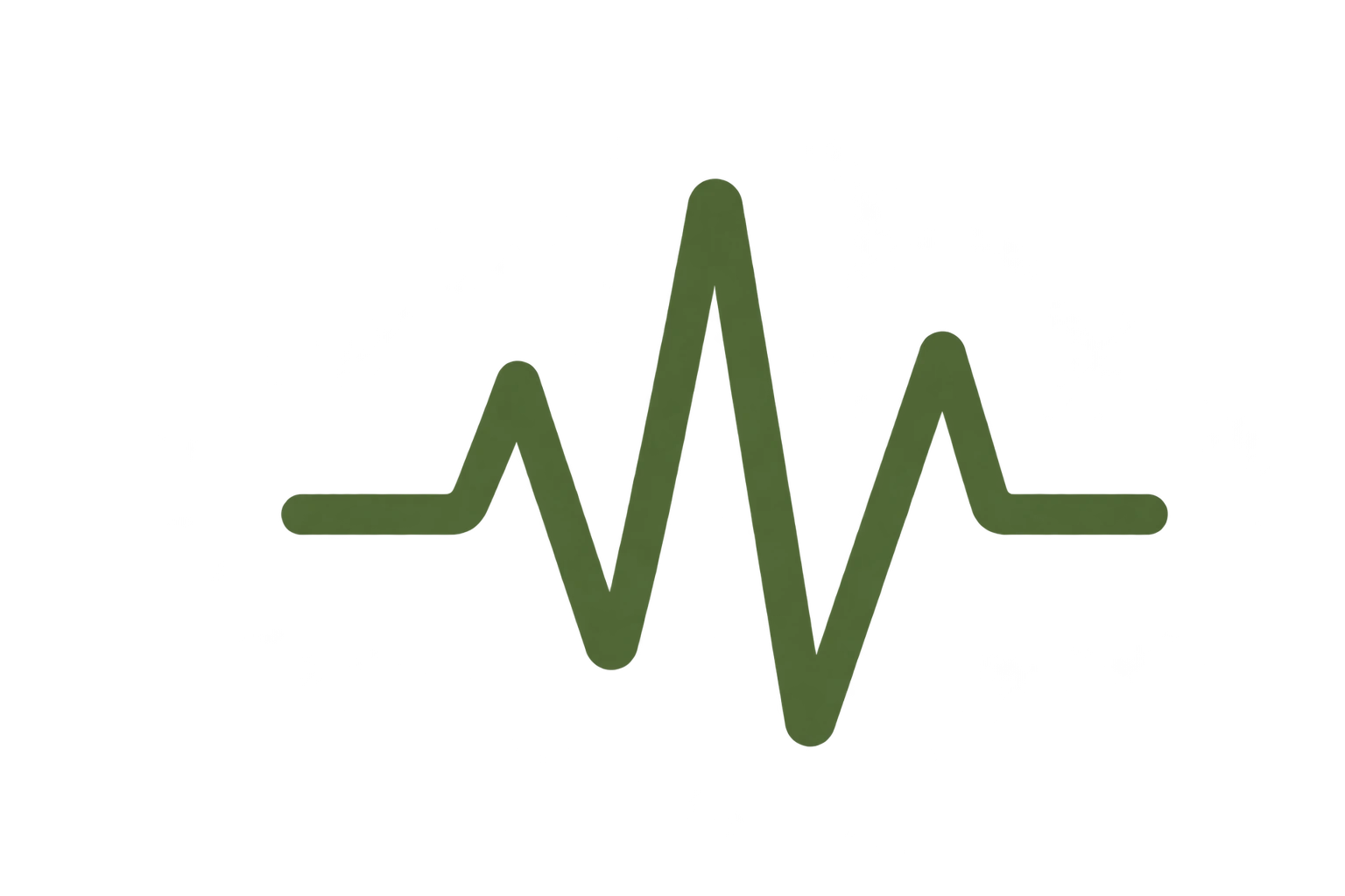 Olive Heartbeat Waveform